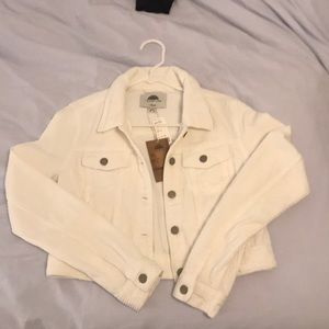 White corduroy jacket